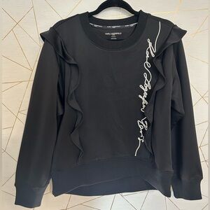 Karl Lagerfeld Ruffle Sweater